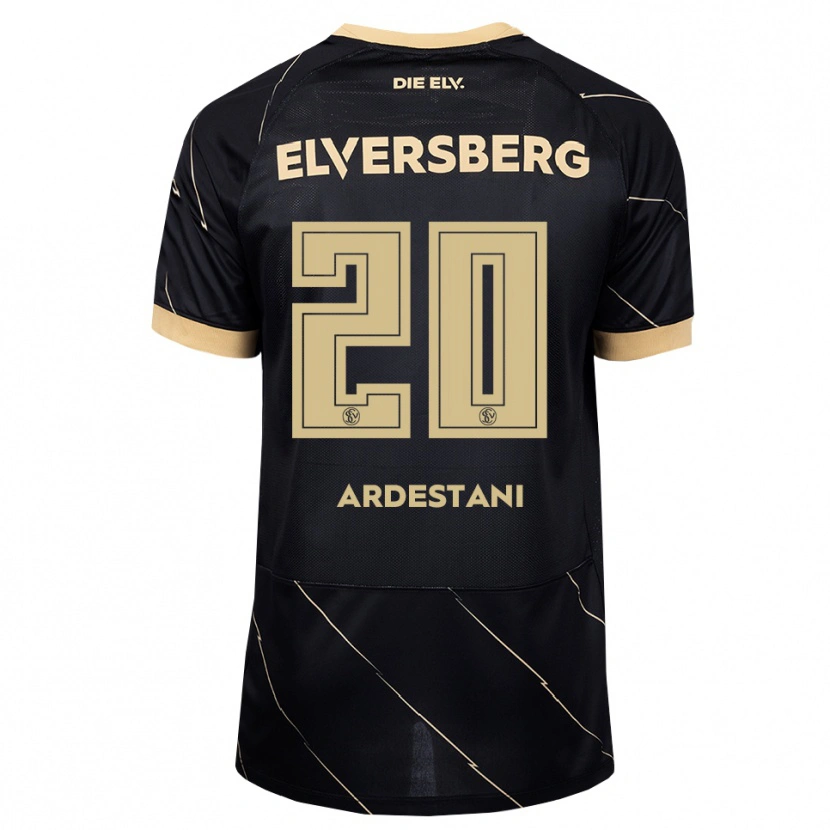 Danxen Dame Arman Ardestani #20 Svart Brun Bortetrøye Drakt Trøye 2026/27 Skjorter T-Skjorte