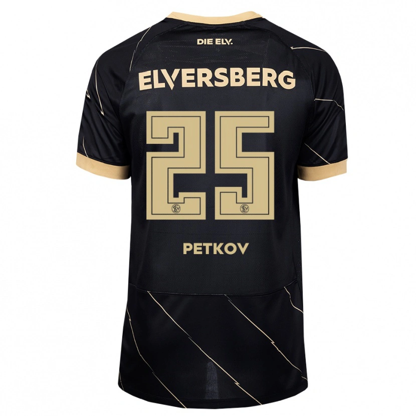 Danxen Dame Lukas Petkov #25 Svart Brun Bortetrøye Drakt Trøye 2026/27 Skjorter T-Skjorte