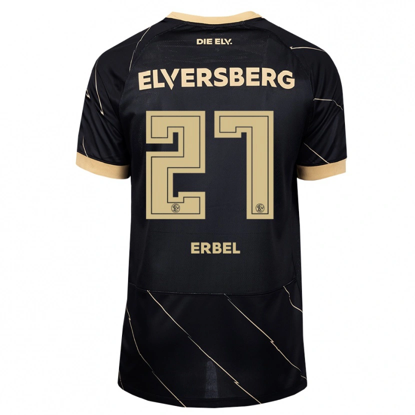 Danxen Dame Felix Erbel #27 Svart Brun Bortetrøye Drakt Trøye 2026/27 Skjorter T-Skjorte