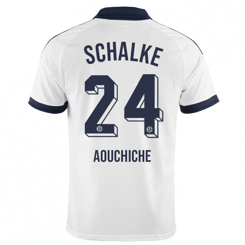 Danxen Dame Adil Aouchiche #24 Svart Hvit Bortetrøye Drakt Trøye 2026/27 Skjorter T-Skjorte