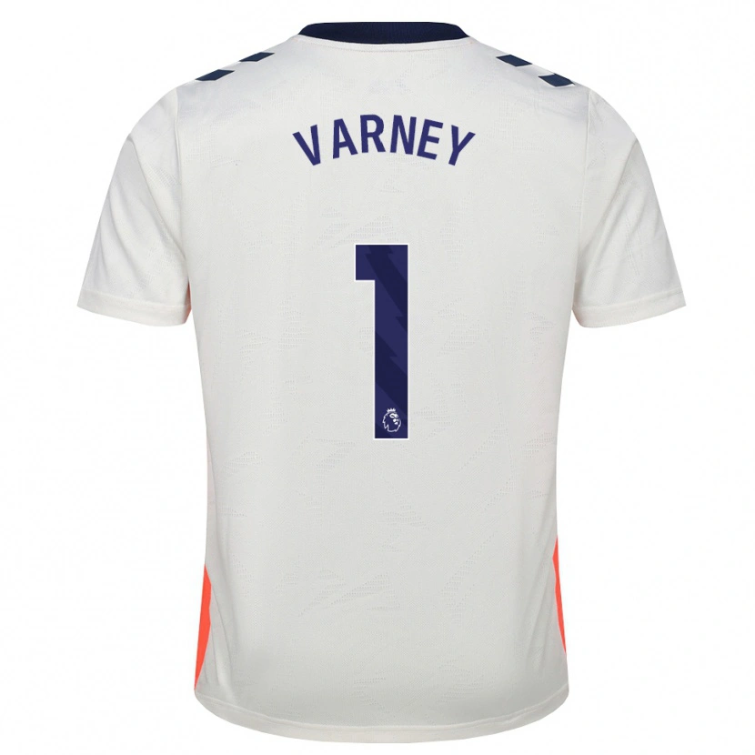 Danxen Dame Oscar Varney #1 Hvit Oransje Kongeblå Bortetrøye Drakt Trøye 2026/27 Skjorter T-Skjorte