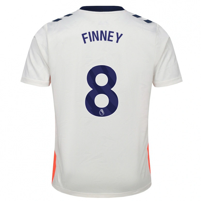 Danxen Dame Charlie Finney #8 Hvit Oransje Kongeblå Bortetrøye Drakt Trøye 2026/27 Skjorter T-Skjorte