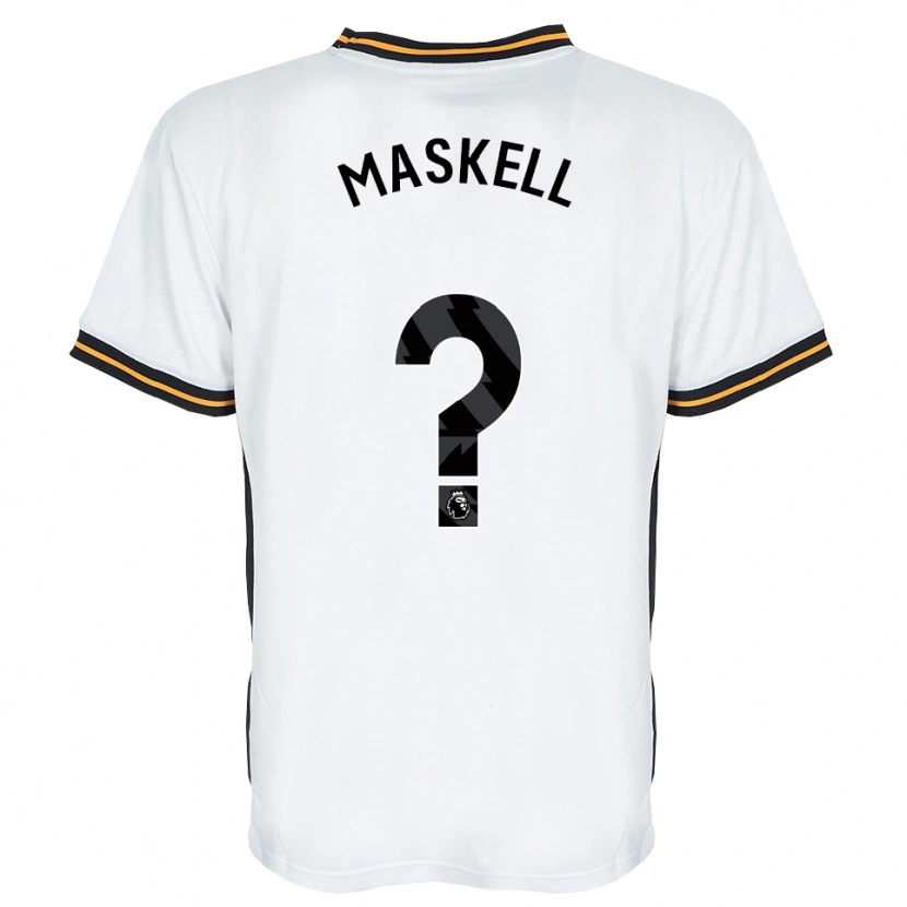 Danxen Dame Alfie Maskell #0 Hvit Oransje Svart Bortetrøye Drakt Trøye 2026/27 Skjorter T-Skjorte