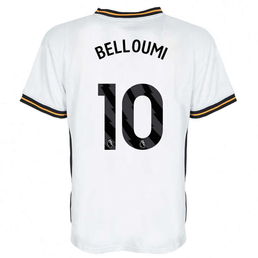 Danxen Dame Mohamed Belloumi #10 Hvit Oransje Svart Bortetrøye Drakt Trøye 2026/27 Skjorter T-Skjorte