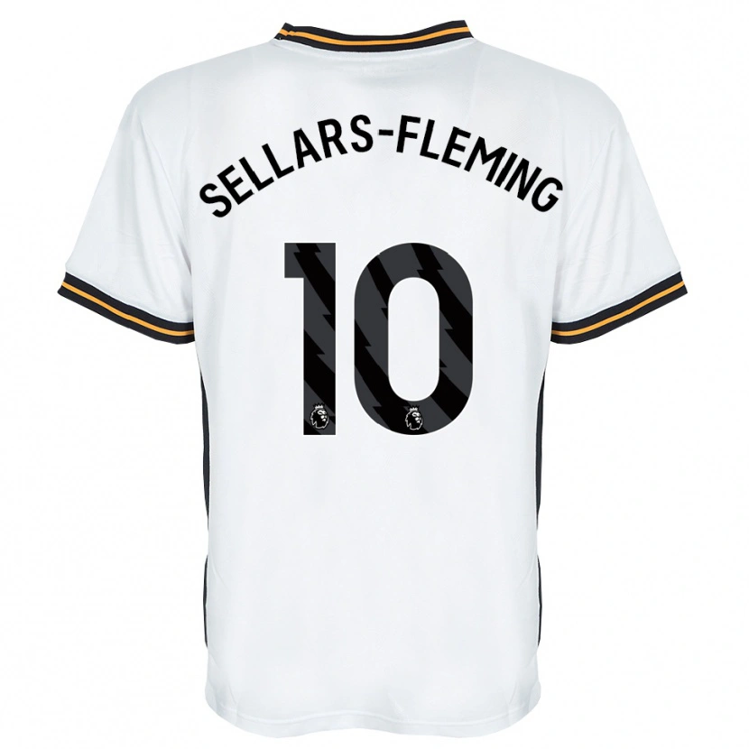 Danxen Dame Tyrell Sellars-Fleming #10 Hvit Oransje Svart Bortetrøye Drakt Trøye 2026/27 Skjorter T-Skjorte