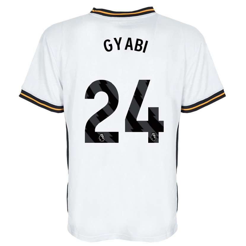 Danxen Dame Darko Gyabi #24 Hvit Oransje Svart Bortetrøye Drakt Trøye 2026/27 Skjorter T-Skjorte