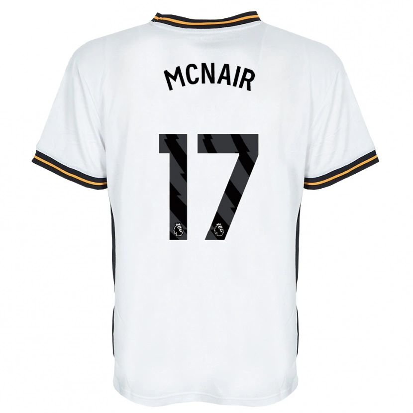 Danxen Dame Paddy Mcnair #17 Hvit Oransje Svart Bortetrøye Drakt Trøye 2026/27 Skjorter T-Skjorte