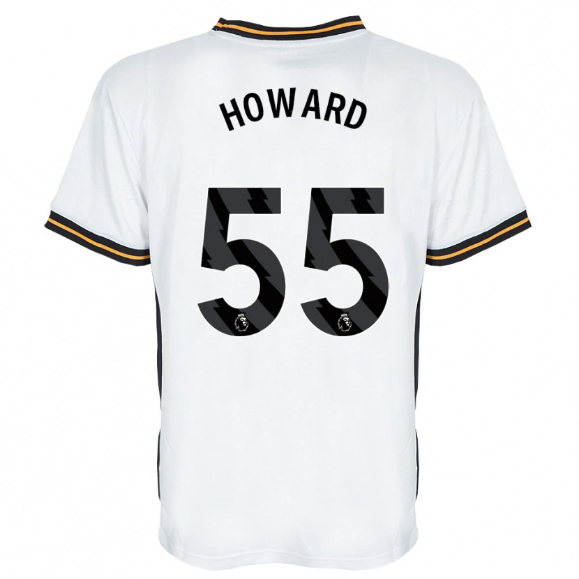 Danxen Dame Archie Howard #55 Hvit Oransje Svart Bortetrøye Drakt Trøye 2026/27 Skjorter T-Skjorte