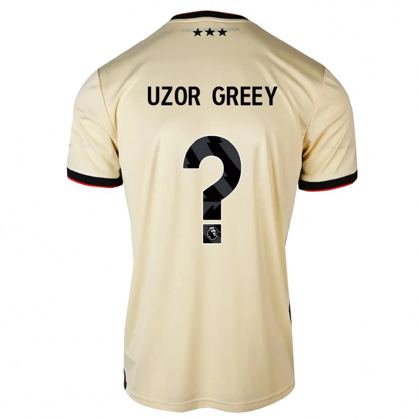 Danxen Dame Chuks Uzor-Greey #0 Lemonchiffon Svart Rød Bortetrøye Drakt Trøye 2026/27 Skjorter T-Skjorte