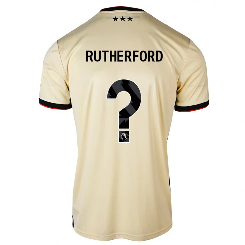Danxen Dame Ella Rutherford #0 Lemonchiffon Svart Rød Bortetrøye Drakt Trøye 2026/27 Skjorter T-Skjorte