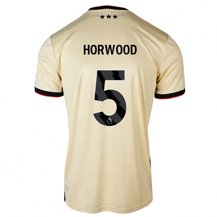 Danxen Dame Bonnie Horwood #5 Lemonchiffon Svart Rød Bortetrøye Drakt Trøye 2026/27 Skjorter T-Skjorte