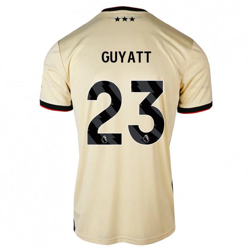 Danxen Dame Shauna Guyatt #23 Lemonchiffon Svart Rød Bortetrøye Drakt Trøye 2026/27 Skjorter T-Skjorte