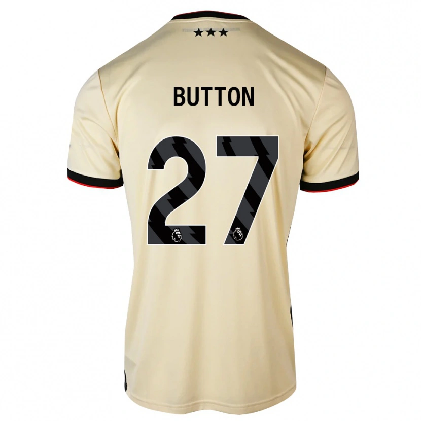 Danxen Dame David Button #27 Lemonchiffon Svart Rød Bortetrøye Drakt Trøye 2026/27 Skjorter T-Skjorte