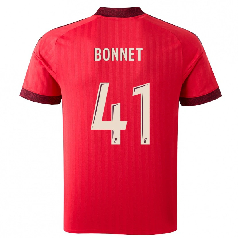 Danxen Dame Noam Bonnet #41 Burgunder Rød Hvit Bortetrøye Drakt Trøye 2026/27 Skjorter T-Skjorte
