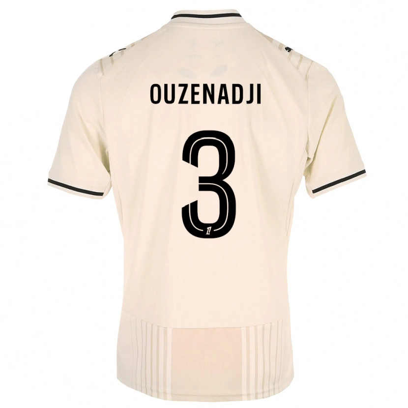 Danxen Dame Anis Ouzenadji #3 Oldlace Svart Antiquewhite Bortetrøye Drakt Trøye 2026/27 Skjorter T-Skjorte
