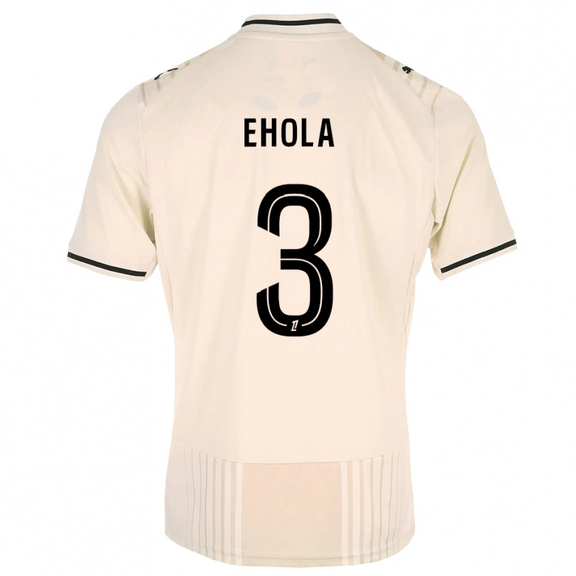 Danxen Dame Ange Ehola #3 Oldlace Svart Antiquewhite Bortetrøye Drakt Trøye 2026/27 Skjorter T-Skjorte