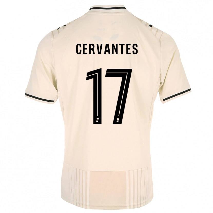 Danxen Dame Noa Cervantes #17 Oldlace Svart Antiquewhite Bortetrøye Drakt Trøye 2026/27 Skjorter T-Skjorte