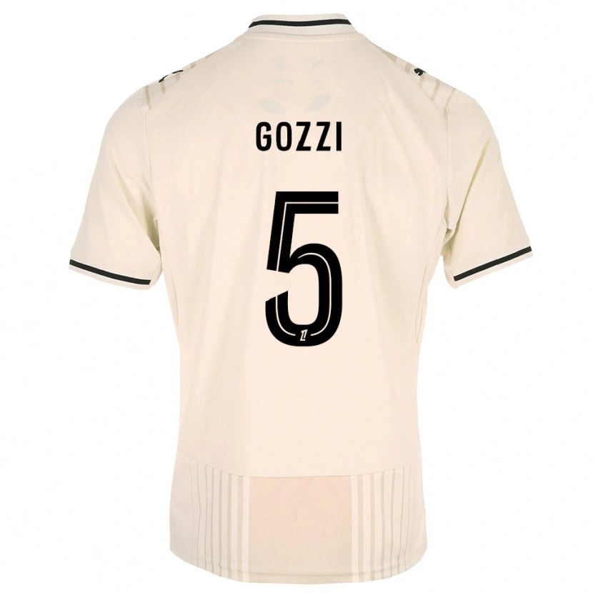 Danxen Dame Paolo Gozzi #5 Oldlace Svart Antiquewhite Bortetrøye Drakt Trøye 2026/27 Skjorter T-Skjorte