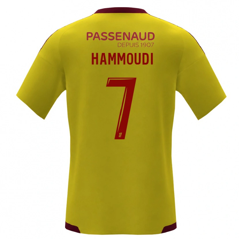 Danxen Dame Izhak Hammoudi #7 Gul Rød Grønn Bortetrøye Drakt Trøye 2026/27 Skjorter T-Skjorte
