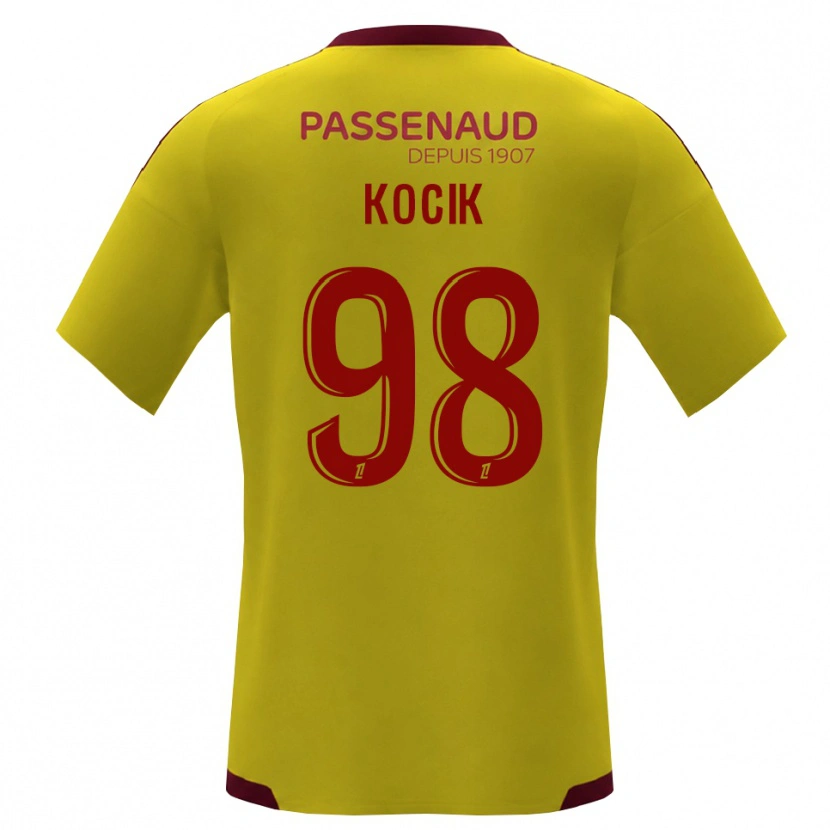 Danxen Dame Nicolas Kocik #98 Gul Rød Grønn Bortetrøye Drakt Trøye 2026/27 Skjorter T-Skjorte
