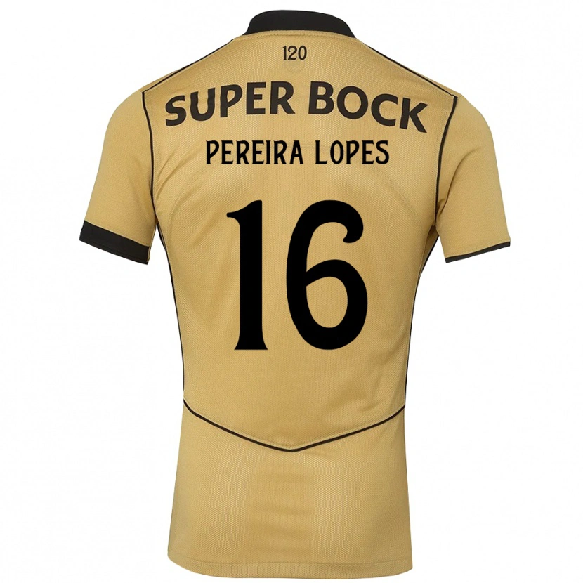 Danxen Dame Daniel Pereira Lopes #16 Gylden Kornblomst Svart Bortetrøye Drakt Trøye 2026/27 Skjorter T-Skjorte