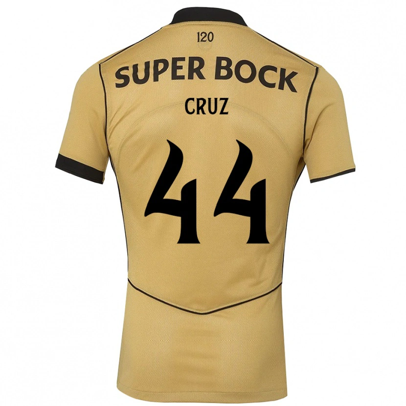 Danxen Dame Marco Cruz #44 Gylden Kornblomst Svart Bortetrøye Drakt Trøye 2026/27 Skjorter T-Skjorte