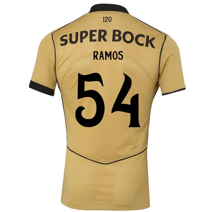 Danxen Dame Bruno Ramos #54 Gylden Kornblomst Svart Bortetrøye Drakt Trøye 2026/27 Skjorter T-Skjorte