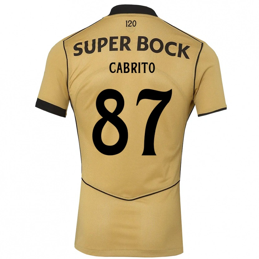 Danxen Dame Rodrigo Cabrito #87 Gylden Kornblomst Svart Bortetrøye Drakt Trøye 2026/27 Skjorter T-Skjorte