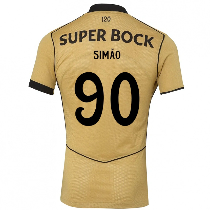 Danxen Dame Paulo Simão #90 Gylden Kornblomst Svart Bortetrøye Drakt Trøye 2026/27 Skjorter T-Skjorte