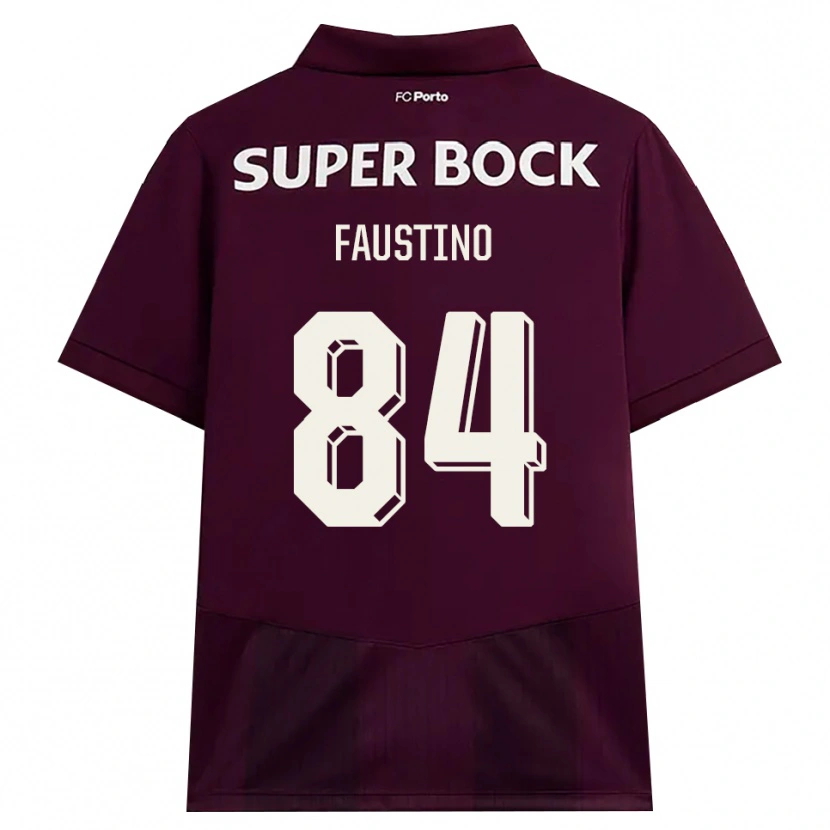 Danxen Dame Levi Faustino #84 Burgunder Hvit Bortetrøye Drakt Trøye 2026/27 Skjorter T-Skjorte