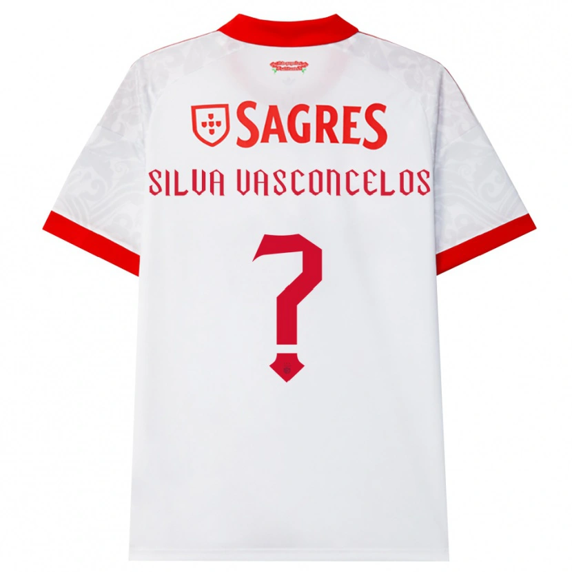 Danxen Dame Martim Silva Vasconcelos #0 Hvit Rød Gul Bortetrøye Drakt Trøye 2026/27 Skjorter T-Skjorte