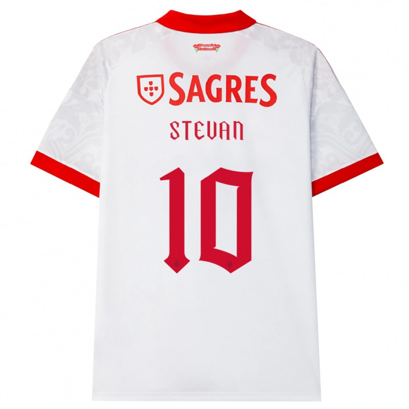 Danxen Dame Stevan Pedro Dores Manuel #10 Hvit Rød Gul Bortetrøye Drakt Trøye 2026/27 Skjorter T-Skjorte