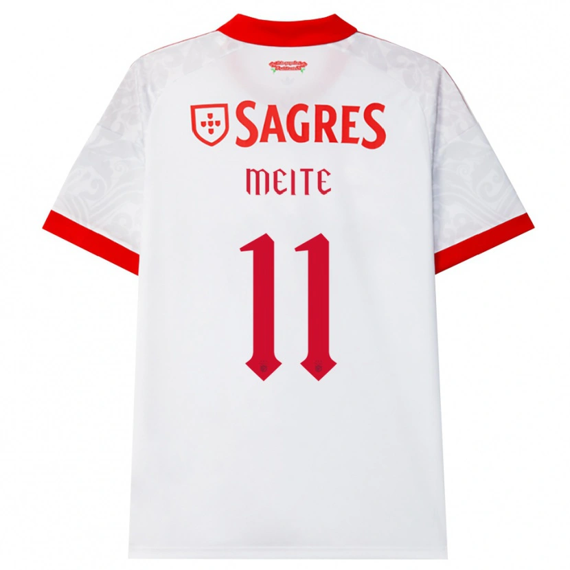 Danxen Dame Soualiho Meite #11 Hvit Rød Gul Bortetrøye Drakt Trøye 2026/27 Skjorter T-Skjorte