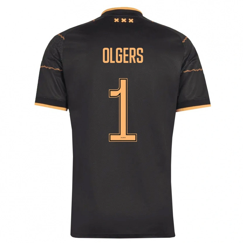 Danxen Dame Guus Olgers #1 Svart Oransje Bortetrøye Drakt Trøye 2026/27 Skjorter T-Skjorte