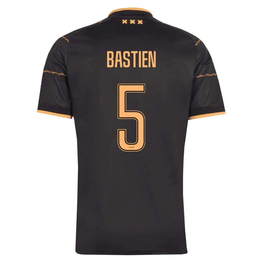 Danxen Dame Joshua Bastien #5 Svart Oransje Bortetrøye Drakt Trøye 2026/27 Skjorter T-Skjorte