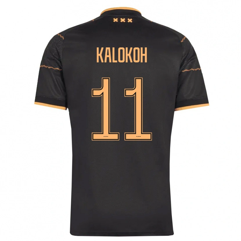 Danxen Dame David Kalokoh #11 Svart Oransje Bortetrøye Drakt Trøye 2026/27 Skjorter T-Skjorte