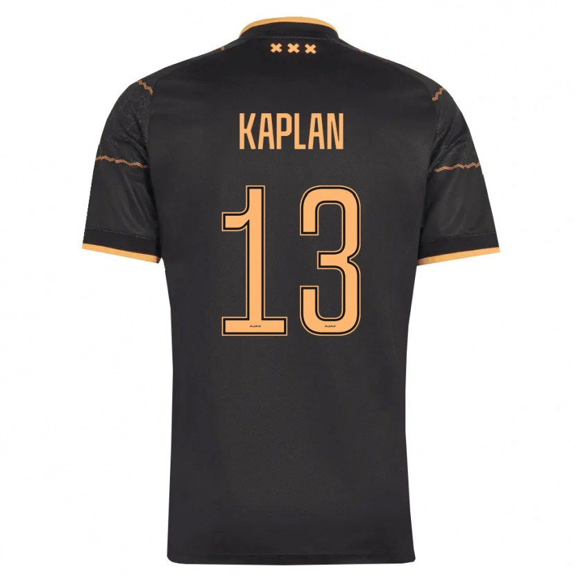 Danxen Dame Ahmetcan Kaplan #13 Svart Oransje Bortetrøye Drakt Trøye 2026/27 Skjorter T-Skjorte