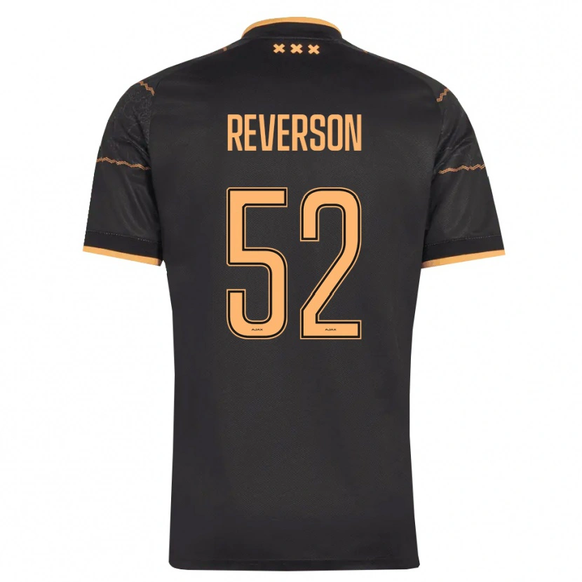 Danxen Dame Paul Reverson #52 Svart Oransje Bortetrøye Drakt Trøye 2026/27 Skjorter T-Skjorte