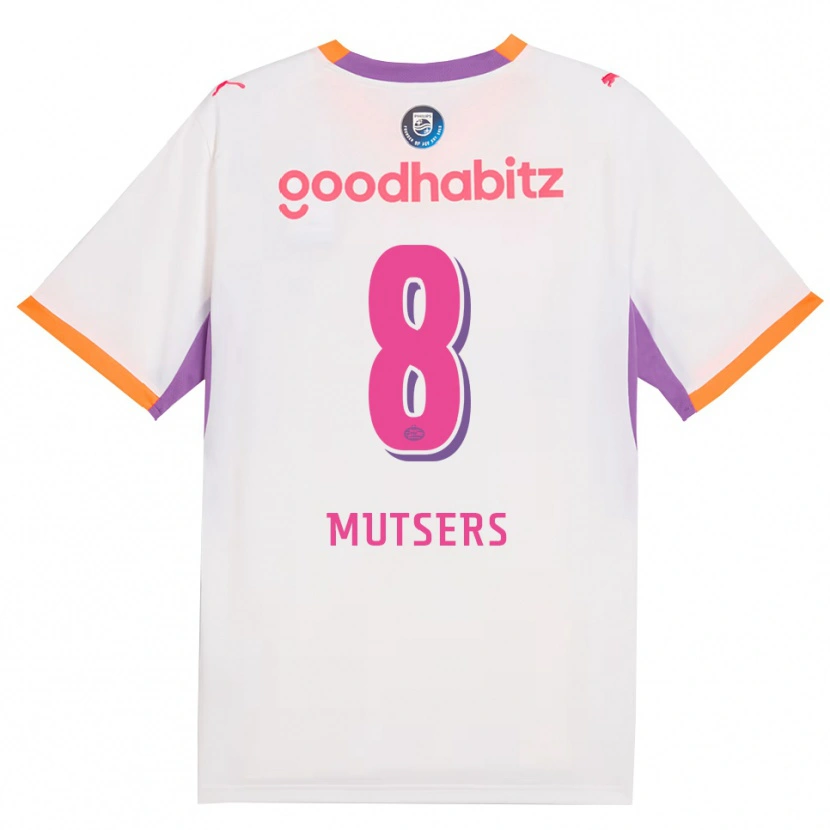 Danxen Dame Milan Mutsers #8 Hvit Lilla Oransje Bortetrøye Drakt Trøye 2026/27 Skjorter T-Skjorte