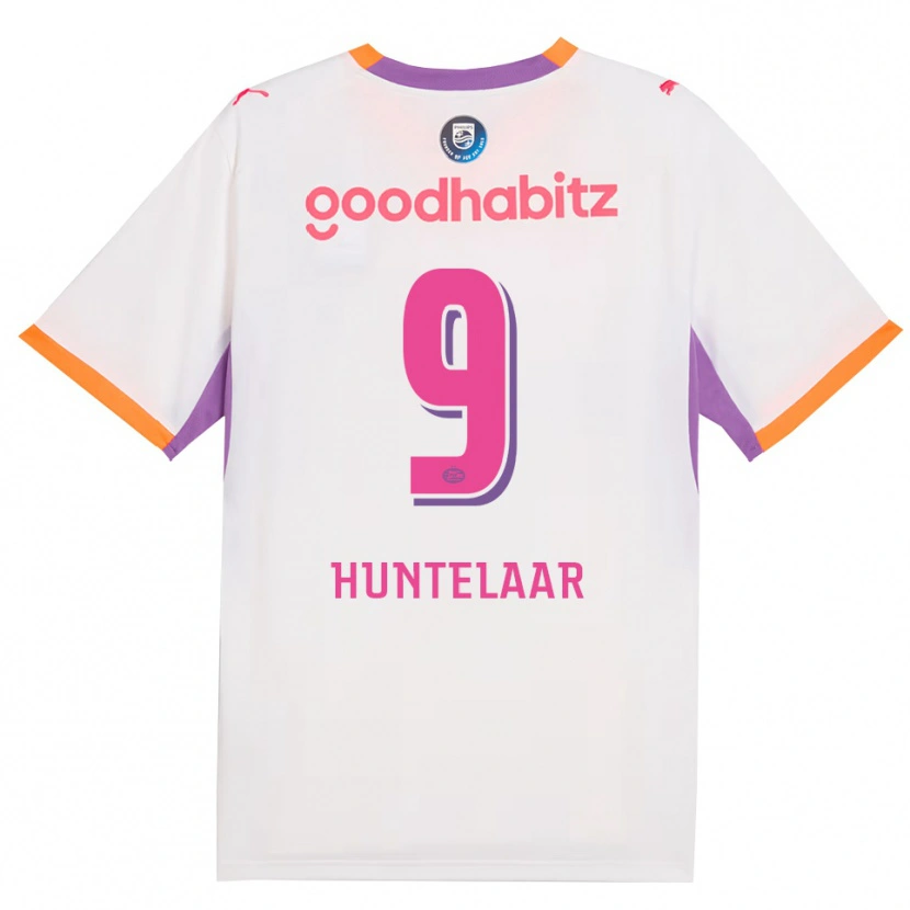 Danxen Dame Seb Huntelaar #9 Hvit Lilla Oransje Bortetrøye Drakt Trøye 2026/27 Skjorter T-Skjorte