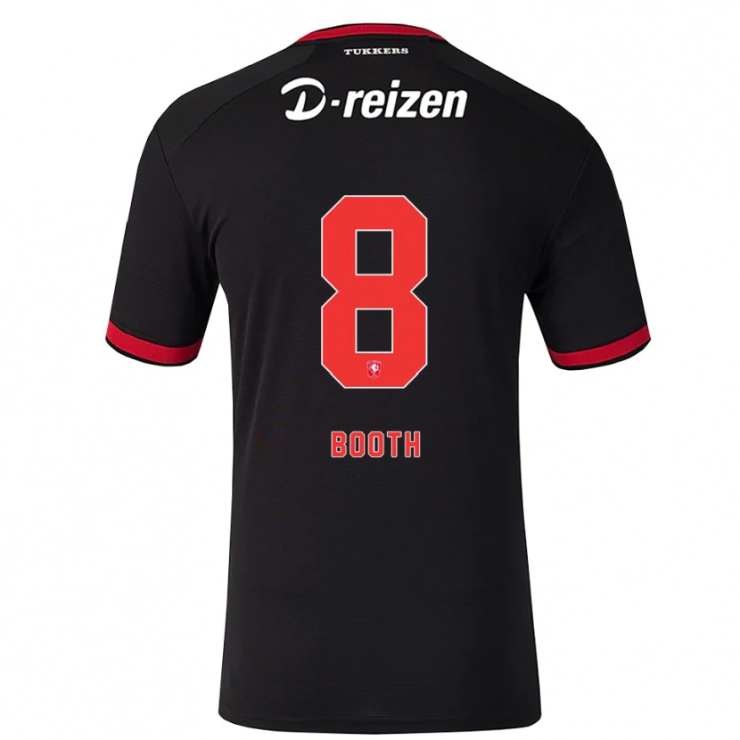 Danxen Dame Taylor Booth #8 Rød Hvit Svart Bortetrøye Drakt Trøye 2026/27 Skjorter T-Skjorte