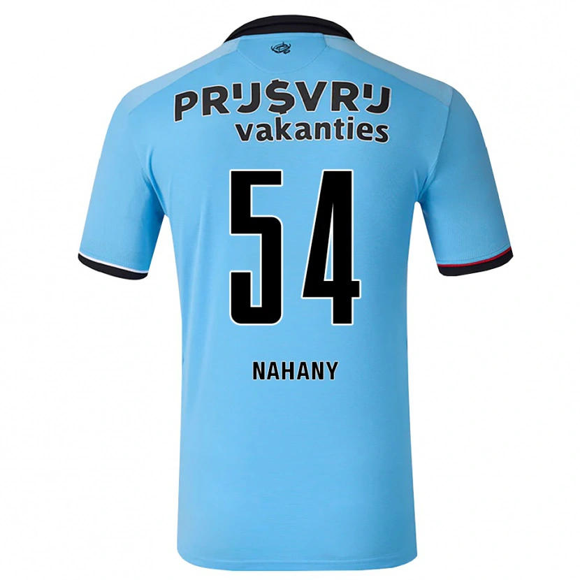 Danxen Dame Arman Nahany #54 Himmelblå Svart Rød Bortetrøye Drakt Trøye 2026/27 Skjorter T-Skjorte