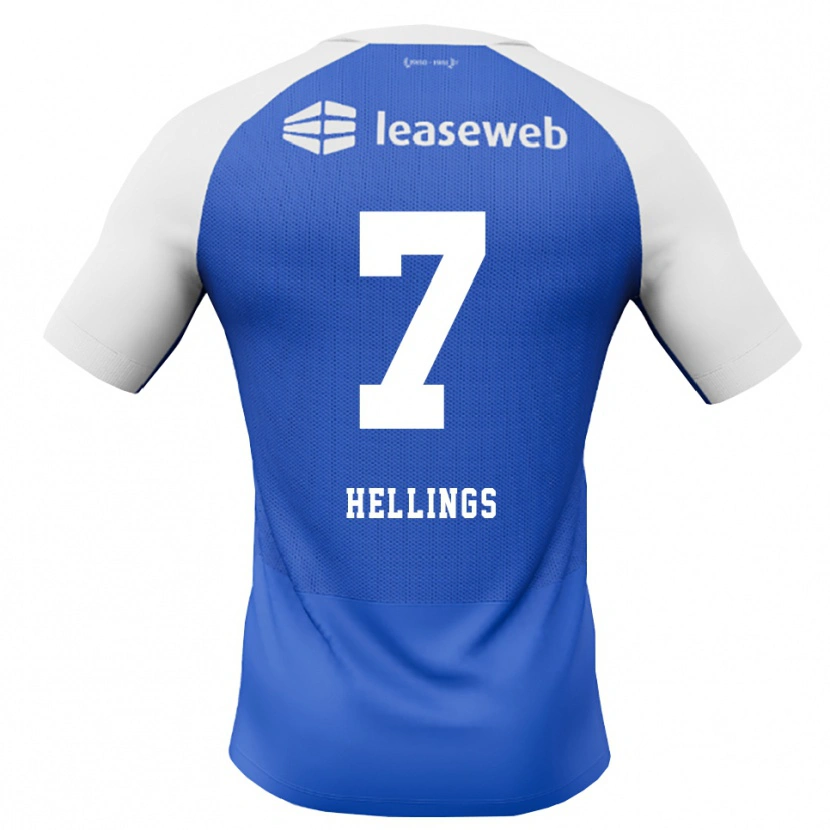 Danxen Dame Chavarello Hellings #7 Blå Dodger Rød Hvit Bortetrøye Drakt Trøye 2026/27 Skjorter T-Skjorte