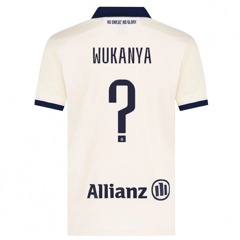 Danxen Dame Stéphane Wukanya #0 Beige Svart Bortetrøye Drakt Trøye 2026/27 Skjorter T-Skjorte