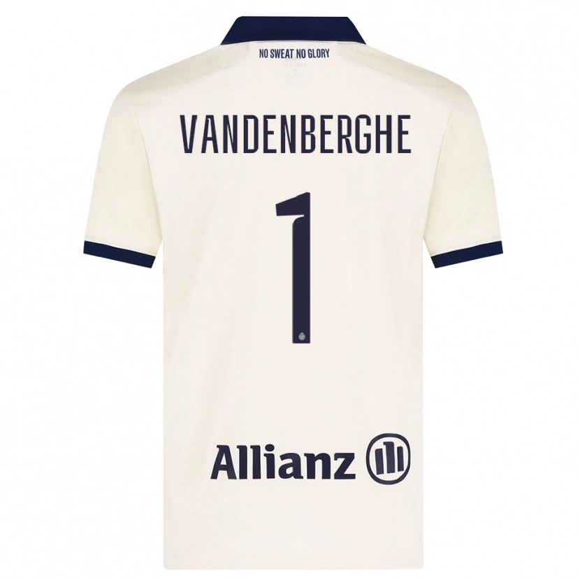 Danxen Dame Xander Vandenberghe #1 Beige Svart Bortetrøye Drakt Trøye 2026/27 Skjorter T-Skjorte