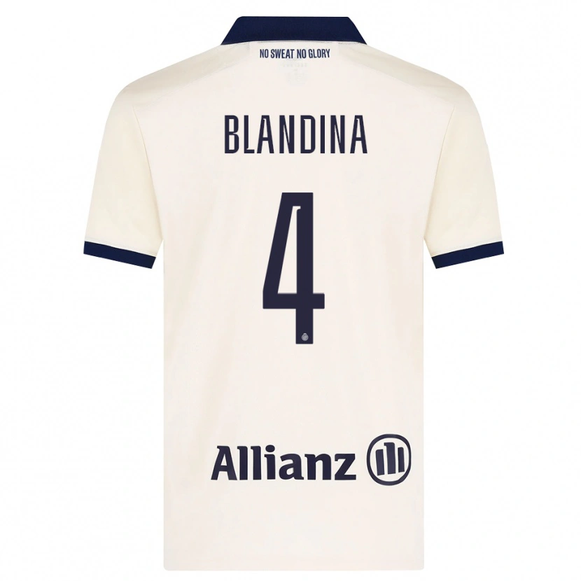 Danxen Dame Noham Blandina #4 Beige Svart Bortetrøye Drakt Trøye 2026/27 Skjorter T-Skjorte