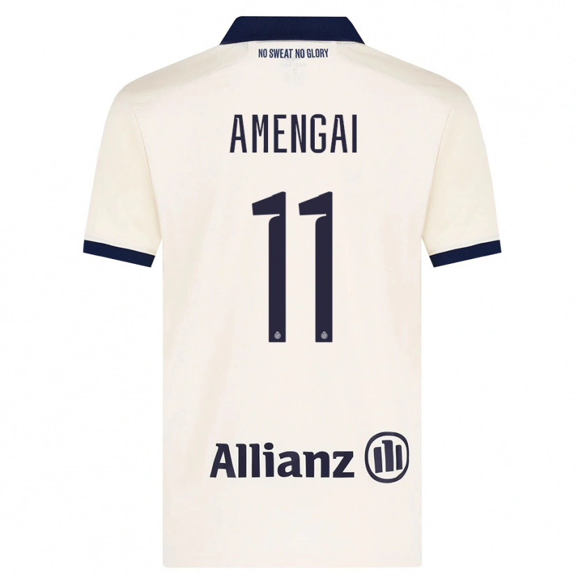 Danxen Dame Naïm Amengai #11 Beige Svart Bortetrøye Drakt Trøye 2026/27 Skjorter T-Skjorte