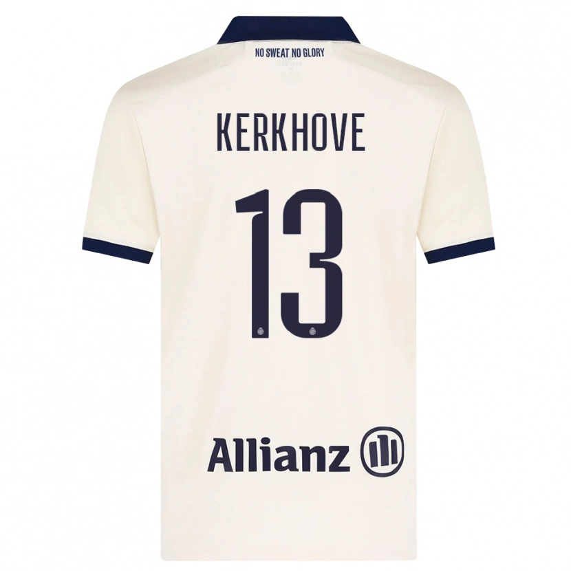Danxen Dame Angel Kerkhove #13 Beige Svart Bortetrøye Drakt Trøye 2026/27 Skjorter T-Skjorte