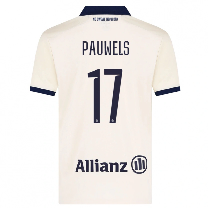 Danxen Dame Fleur Pauwels #17 Beige Svart Bortetrøye Drakt Trøye 2026/27 Skjorter T-Skjorte