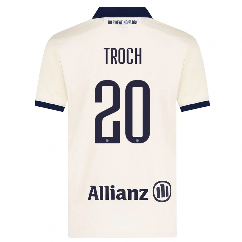 Danxen Dame Stan Troch #20 Beige Svart Bortetrøye Drakt Trøye 2026/27 Skjorter T-Skjorte